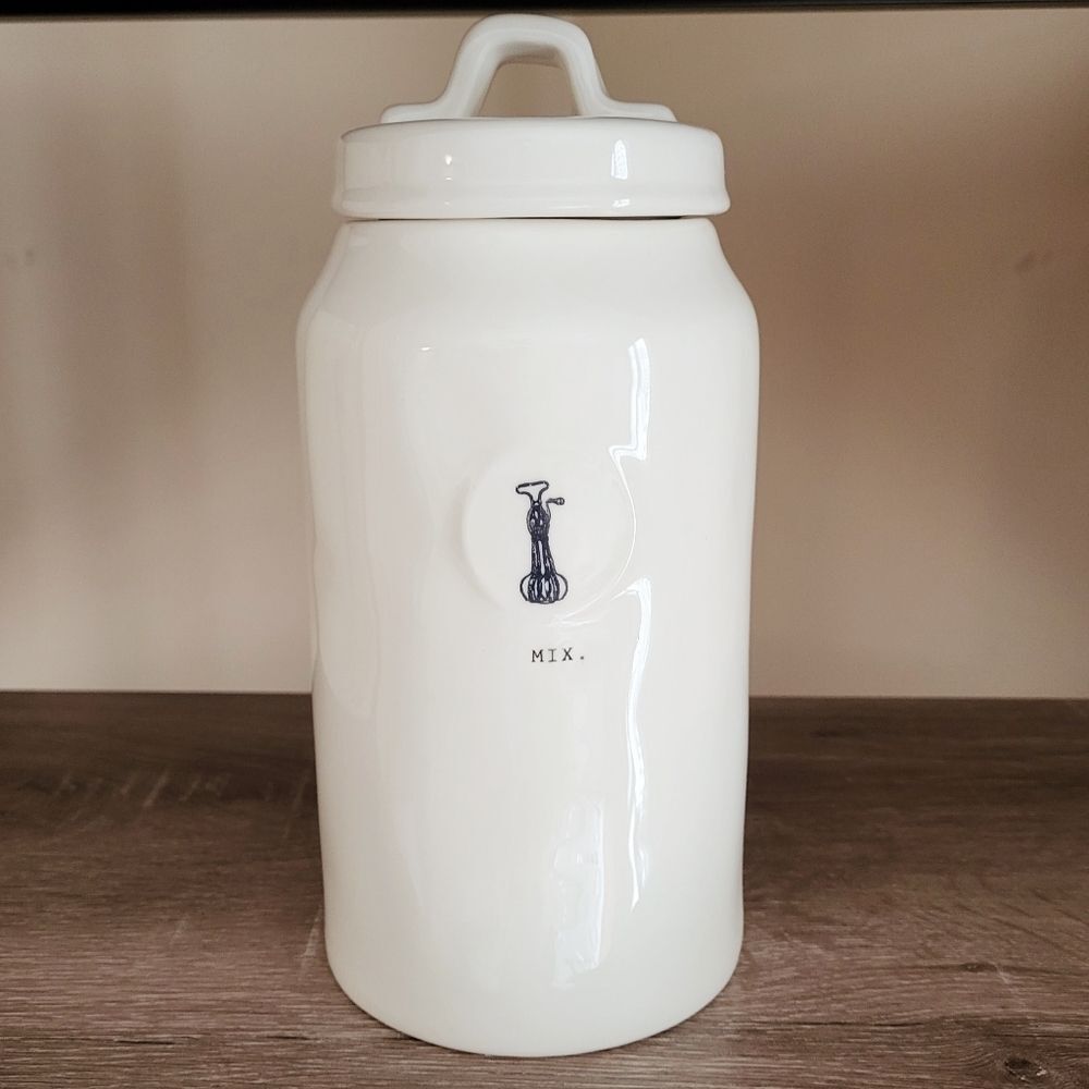 Rae Dunn Mix Tall Canister Jar With Lid Artisan Collection By Magenta